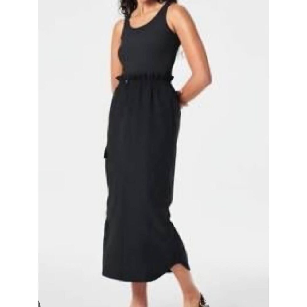 SPANX on the move maxi dress In Black Sz XS